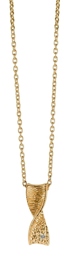 Orphelia Damen-Kette aus 925er Sterlingsilber mit Anhänger – Gold ZH-6028/2