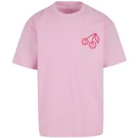 Mister Tee T-Shirt Pink Cherries Oversize Tee