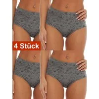 Cocain underwear Taillenslip Damen Slip Microfaser rot weiss schwarz grau sexy Unterhosen Hüftlip (Spar-Pack, 4-St) ideale Bewegungsfreiheit