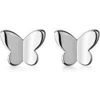 Color Design Paar Ohrstecker Schmetterling Ohrringe SMK-16 (Ohrstecker Schmetterling), aus S925 Sterling Silber, inkl. Geschenkbeutel