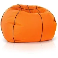 Green Bean Sitzsack Sport, Basketball Fußball Sitzsack fertig befüllt mit EPS Perlen - Orange