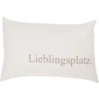 DAVID FUSSENEGGER Kissenhülle Lieblingsplatz beige natur 40 x 60 cm