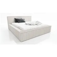 A&J MöbelLand GmbH Polsterbett RIO mit Lattenrost und Bettkasten. (Bett mit Kopfteil. Lattenrost und Bettkasten .Viele Varianten zur Auswahl – wählen Sie Größe und Farbe!, TOP ANGEBOT), Länge: 220 cm Höhe Kopfteil: 100 cm