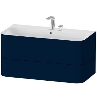 Duravit Happy D.2 Plus c-bonded Set wandhängend Nachtblau Seidenmatt 975x490x480 mm - HP4638E9898 HP4638E9898