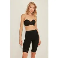 C&CITY Boxer Damen Nahtlose Spitzenbesetzte Lange Boxershorts