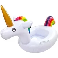 Da Meso Schwimmring Aufblasbarer Einhorn Schwimmring für Babys 60 cm – Babyschwimmring mit