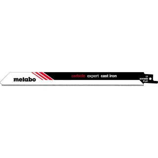 Metabo Säbelsägeblätter expert cast iron 225 x 1,25 mm, HM-beschichtet, Korn 30, - 2 Stück - 631818000