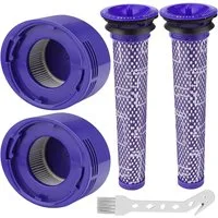 FELIXLEO Bürste Filter für Dyson V8 V7 Staubsauger Ersatzteile Dyson V8 Zubehör Filter, (5-tlg)