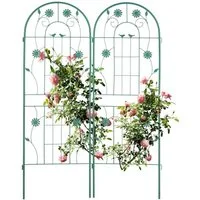 relaxdays Rankgitter im 2er Set 150 cm