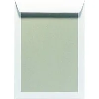 MAILMEDIA Versandtasche Versandtaschen B4 120g/qm Papprückwand Haftklebung weiß VE=100 Stück