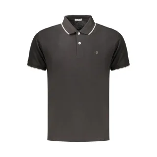 Coveri Moving Schwarz Baumwolle Herren-Polo