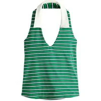 Next Trägertop Neckholder-Top mit Kragen (1-tlg)