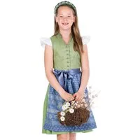 Isar-Trachten Dirndl Kinderdirndl 2tlg. - TRUDY - grün