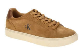 Calvin Klein Herren Sneaker YM01434 0GG Braun Cashew/Brown Out Runde Schuhfor...