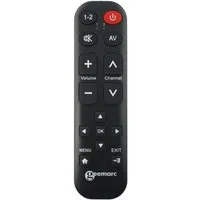Geemarc Geemarc TV-15 Lernfähige Universalfernbedienung mit großer Schrift Fernbedienung