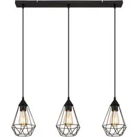 GLOBO LIGHTING Hängeleuchte ZACHARY, ohne Leuchtmittel, Hängelampe/Pendelleuchte/Esszimmer/Wohnzimmer/Esstisch