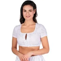 Hammerschmid Dirndlbluse Dirndlbluse - BRIGITTE KA - weiß