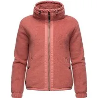 Ragwear Sweatjacke Nordicka Sportliche Kapuzenjacke mit Kunstleder-Elementen