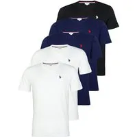U.S. Polo Assn. T-Shirt T-Shirt Kurzarmshirt 5er Pack (5-tlg., 5)