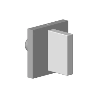 Dornbracht Griff für Unterputzventil Ersatzteile 90207800202 60 x 60 x 75 mm Platin 90207800202-08