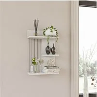 Skye Decor Wandregal 100% MELAMINE COATED PARTICLE BOARD, 60 cm x 19 cm x 40 cm N1740