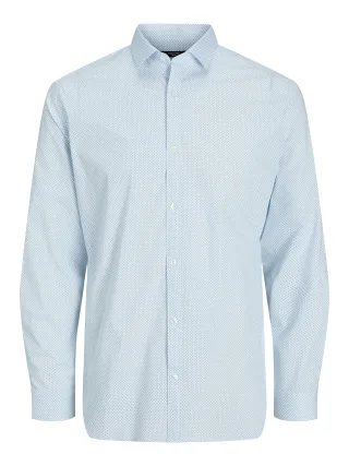 JACK&JONES - JPRBLABLACKPOOL STRETCH SHIRT LS SS24 SN white - Gr. - L