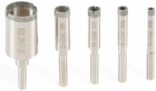 BGS TECHNIC Diamant-Bohrkronen-Satz 391, 5-teilig, 6...25 mm