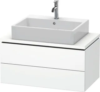 Duravit L-Cube Konsolenwaschtischunterbau wandhängend Weiß Matt 820x477x400 mm - LC580701818 LC580701818