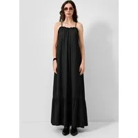 QS Maxikleid Kleid Langes Viskosemix-Kleid