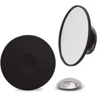 Bosign Spiegel Make-Up Spiegel Airmirror Schwarz (11,2cm) (abnehmbar) (10fach)