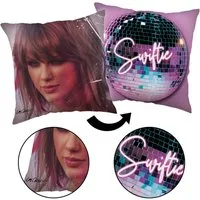 Taylor Swift Zierkissen Taylor Swift Quadratisches Kissen, Zierkissen lila 40x40 cm