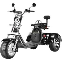 Urban Hopper E-Motorroller Urban Hopper Chopper Trike CP3 Elektro-Dreirad E-Roller, 2000 W, 45 km/h, Lithium-Ionen Akku 50-100 km Reichweite 3 Gänge + Rückwärts