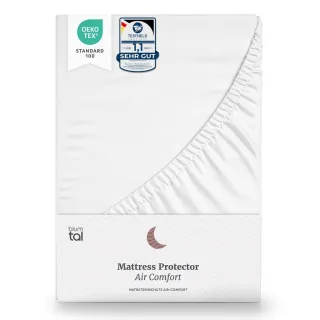 Blumtal Matratzenschoner, Weiß, Textil, Rechteckig, 100x200 cm, Oeko-Tex® Standard 100, Schlafzimmer, Matratzen Shop, Matratzenzubehör, Matratzenschoner