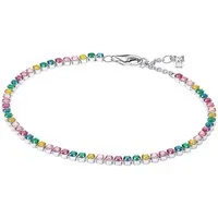 Pandora Tennisarmband Tennis-Armband für in Regenbogenfarben Silber