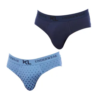 Pack-2 Basic Slips aus atmungsaktivem Stoff KLS2 für Herren