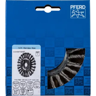 PFERD TOOLS COMBITWIST Rundbürste gezopft RBG Edelstahl-Draht - 43303012