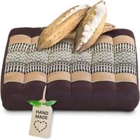 livasia Sitzkissen Sitzkissen 35 cm, vegan und handgefertigt, 35x35x6cm, Kapok