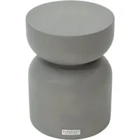 ELEMENTI Beistelltisch KYLIX & CHRONOS Betontisch,Kein Plastik, kein Holz, nur echter Beton (Beistelltisch aus Beton), Spacegrau,Beton