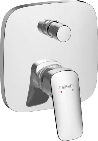 Hansgrohe Wannenmischer Unterputz Logis Fertigset chrom , 71405000 71405000