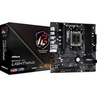 B650M PG LIGHTNING, Mainboard schwarz/grau