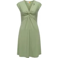 Ragwear Jerseykleid Comfrey Solid stylisches Sommerkleid mit tiefem V-Ausschnitt