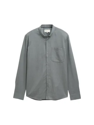 TOM TAILOR Denim - Regular Fit: Hemd mit Brusttasche grün - Gr. - L