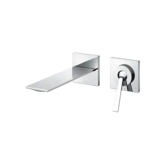 TOTO ZL 2-Loch-Einhebel-Waschtisch-mischer, chrom, Unterputzausführung, Ausladung, TLP02309EA TLP02309EA