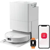 Roborock Saugroboter mit Wischfunktion Qrevo Edge 2, Dual Anti-Tangle System, 25.000 Pa