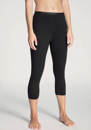 CALIDA Leggings "Natural Comfort" 3/4-Länge, Single Jersey Qualität, elastisch, pillingarm, weich