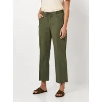 TONI 7/8-Hose Sue Wide 7/8 aus sommerlich leichtem Baumwollmix, mit Dehnbund