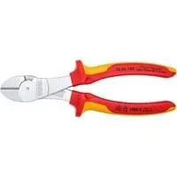 Kraft-Seitenschneider 74 06 180, Schneid-Zange rot/gelb, VDE-geprüft