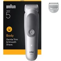 Braun Haarschneider Body Groomer BG5500, Trimmen für empfindliche Bereiche, 100 Min Akkulaufzeit, wasserdicht