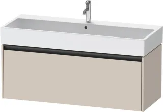 Duravit Ketho.2 Waschtischunterbau wandhängend Taupe Matt 1184x460x440 mm - K25079091910000 K25079091910000