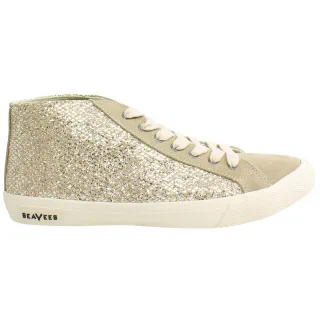 Seavees California Special Nova Glitzer Damen Beige Plimsolls